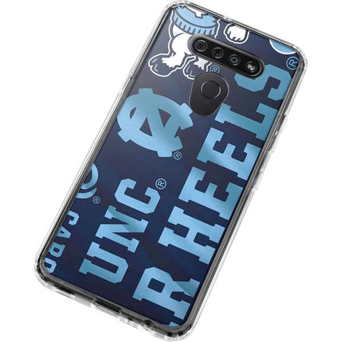 University of North Carolina Tar Heels LG K51/Q51 Clear Case