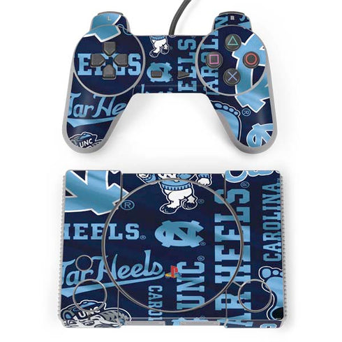 North Carolina Tar Heels PlayStation Classic Bundle Skin