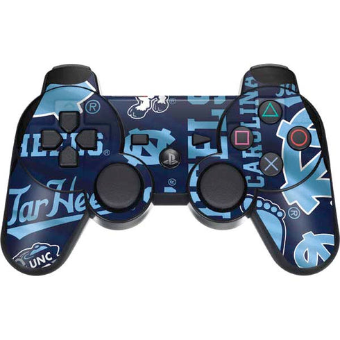North Carolina Tar Heels PS3 Dual Shock wireless controller Skin