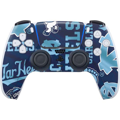 North Carolina Tar Heels PS5 Controller Skin