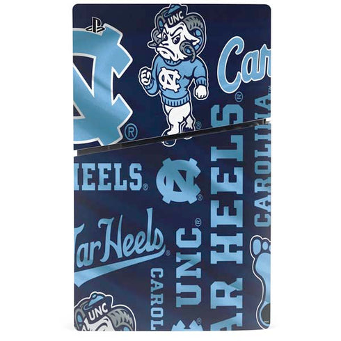 University of North Carolina Tar Heels PS5 Slim Digital Edition Bundle Skin