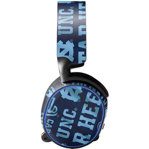 North Carolina Tar Heels SteelSeries Arctis 3 Skin