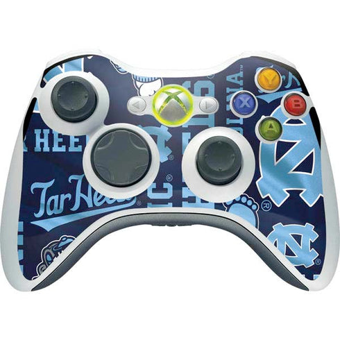 North Carolina Tar Heels Xbox 360 Wireless Controller Skin