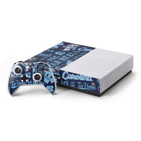 North Carolina Tar Heels Xbox One S Console and Controller Bundle Skin