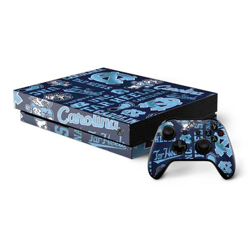 North Carolina Tar Heels Xbox One X Bundle Skin