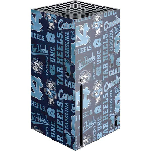 North Carolina Tar Heels Xbox Series X Console Skin