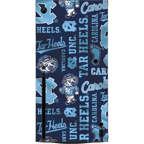 North Carolina Tar Heels Xbox Series X Console Skin