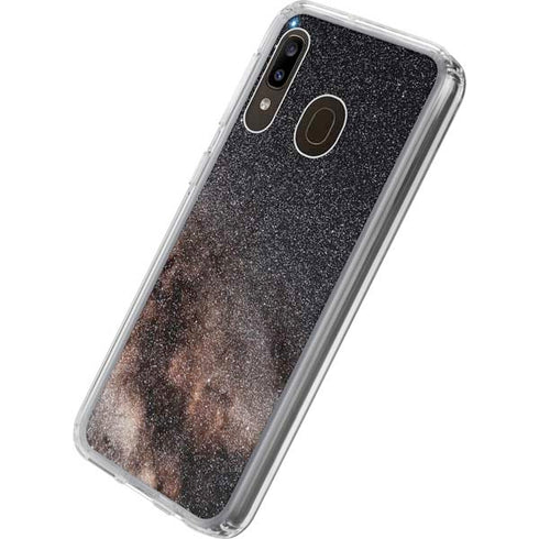 Northern Summer Milky Way Galaxy A20 Clear Case