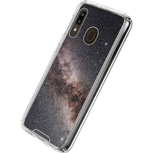 Northern Summer Milky Way Galaxy A30 Clear Case