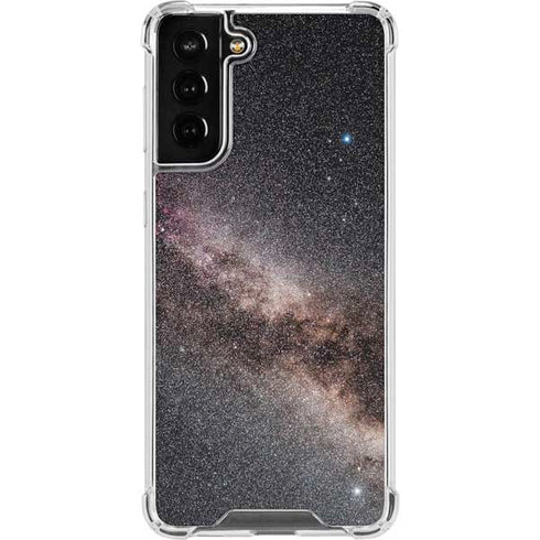 Northern Summer Milky Way Galaxy S21 FE Clear Case