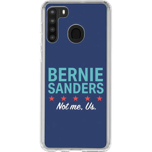 Not Me Us Political Galaxy A21 Clear Case