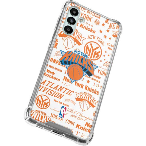 NBA NY Knicks Historic Blast Galaxy A13 5G Clear Case