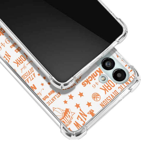 NBA NY Knicks Historic Blast Galaxy A13 5G Clear Case