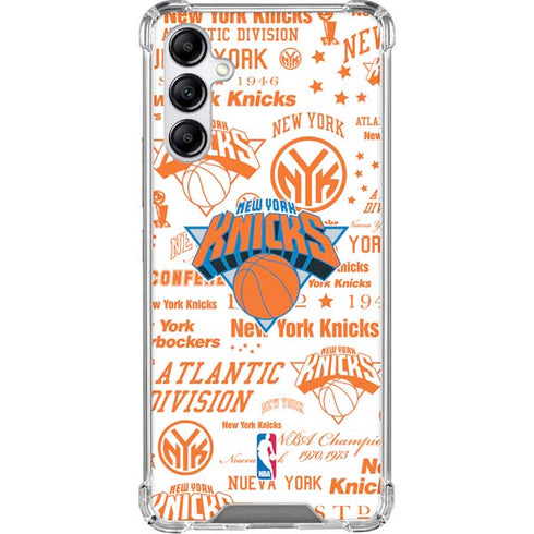 NBA NY Knicks Historic Blast Galaxy A15 5G Clear Case