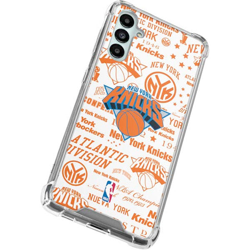NBA NY Knicks Historic Blast Galaxy A15 5G Clear Case