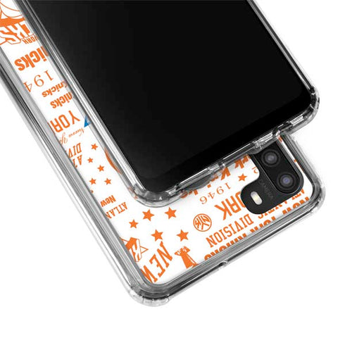 NBA NY Knicks Historic Blast Galaxy A21 Clear Case