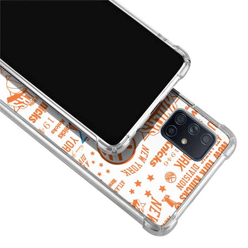 NBA NY Knicks Historic Blast Galaxy A51 5G Clear Case