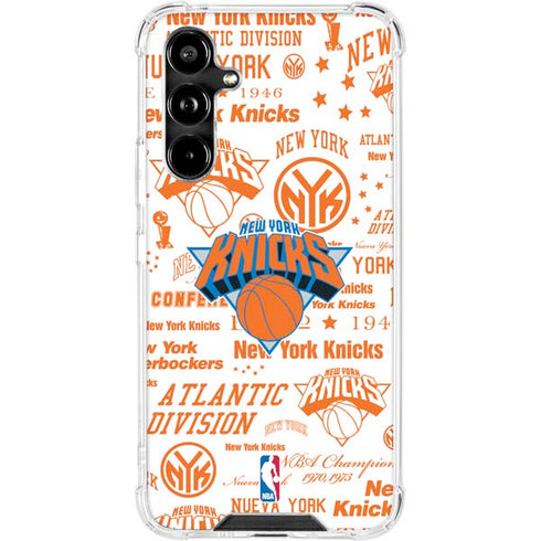 NBA NY Knicks Historic Blast Galaxy A54 5G Clear Case