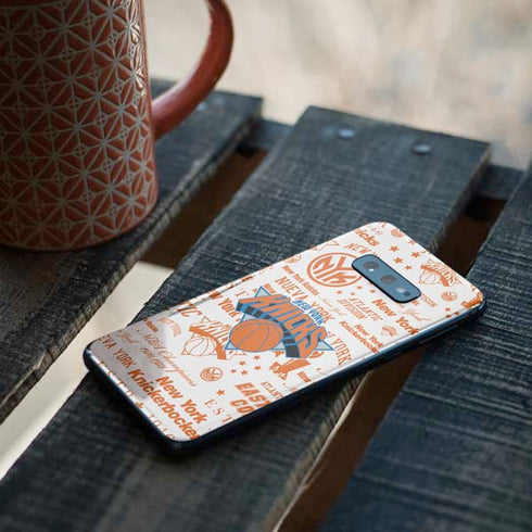 NBA NY Knicks Historic Blast Galaxy S10e Skin