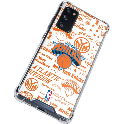 NBA NY Knicks Historic Blast Galaxy S20 FE Clear Case