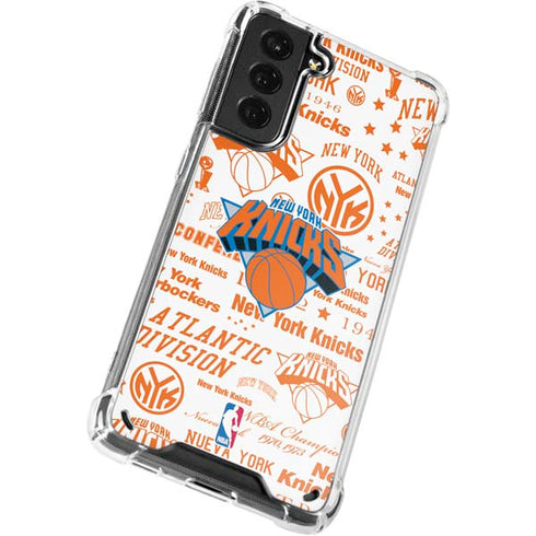 NBA NY Knicks Historic Blast Galaxy S21 Plus 5G Clear Case