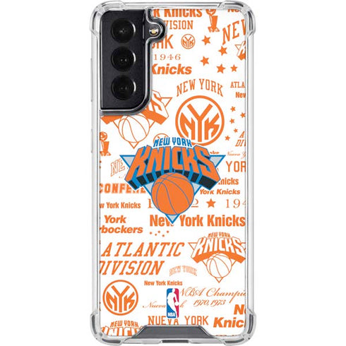 NBA NY Knicks Historic Blast Galaxy S22 Clear Case