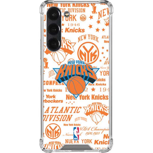 NBA NY Knicks Historic Blast Galaxy S23 Plus Clear Case