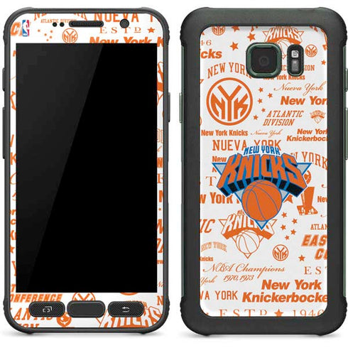 NBA NY Knicks Historic Blast Galaxy S7 Active Skin