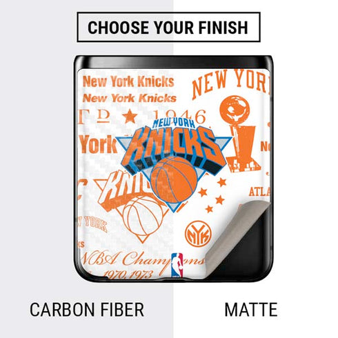 NBA NY Knicks Historic Blast Galaxy Z Flip Skin
