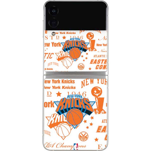 NBA NY Knicks Historic Blast Galaxy Z Flip4 5G Skin