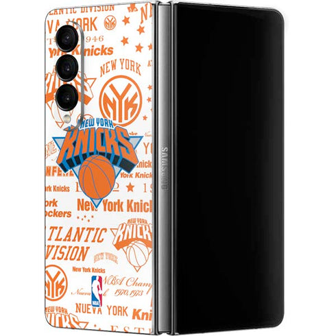 NBA NY Knicks Historic Blast Galaxy Z Fold4 5G Skin
