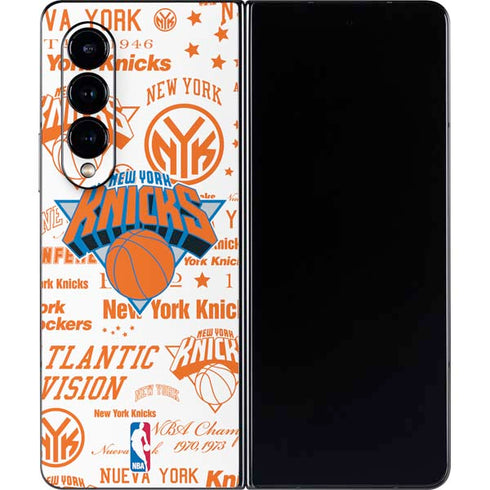 NBA NY Knicks Historic Blast Galaxy Z Fold4 5G Skin