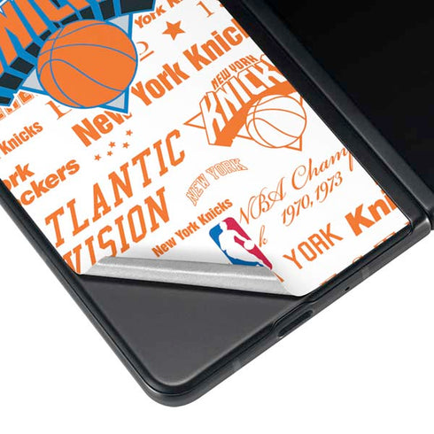 NBA NY Knicks Historic Blast Galaxy Z Fold4 5G Skin