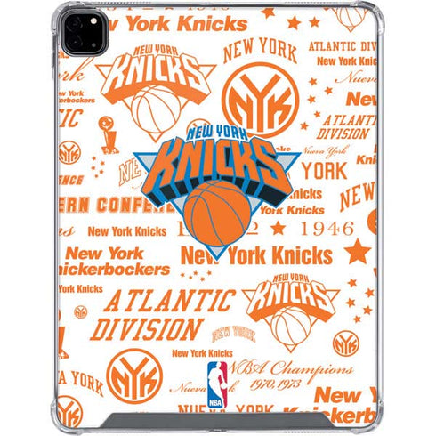 NBA NY Knicks Historic Blast iPad Pro 12.9in (2020) Clear Case