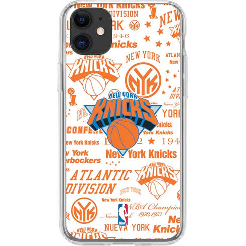 NBA NY Knicks Historic Blast iPhone 11 Clear Case