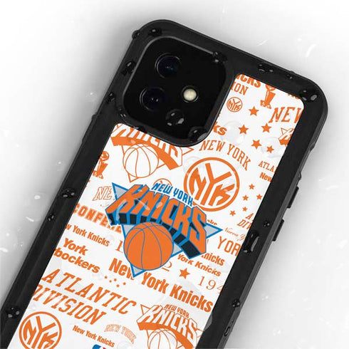 NBA NY Knicks Historic Blast iPhone 12 Mini Waterproof Case