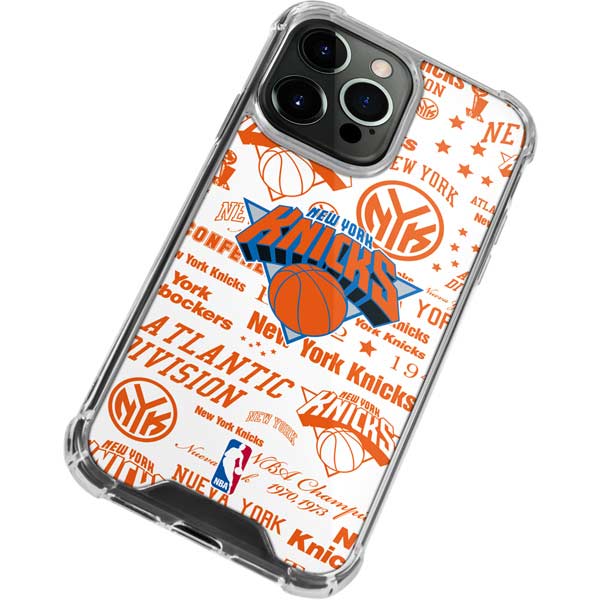 NBA　iPhone13pro NY Knicks Historic Blast iPhone 13 Pro Max Clear Case | Skinit