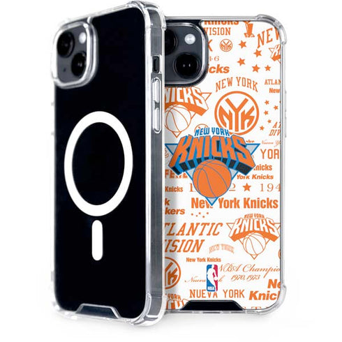 NBA NY Knicks Historic Blast iPhone 15 Plus MagSafe Case