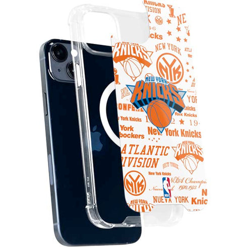 NBA NY Knicks Historic Blast iPhone 15 Plus MagSafe Case