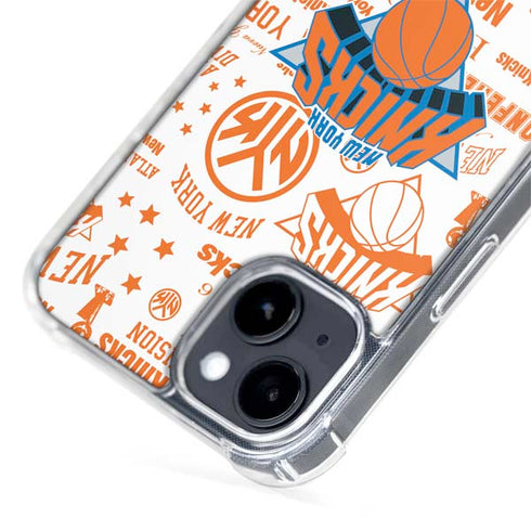NBA NY Knicks Historic Blast iPhone 15 Plus MagSafe Case