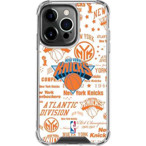 NBA NY Knicks Historic Blast iPhone 14 Pro Clear Case