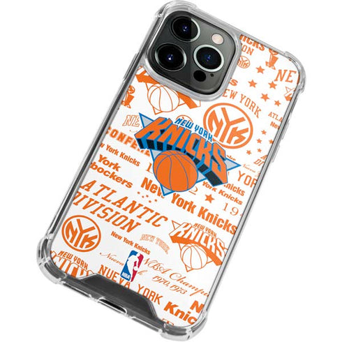 NBA NY Knicks Historic Blast iPhone 15 Pro Max Clear Case