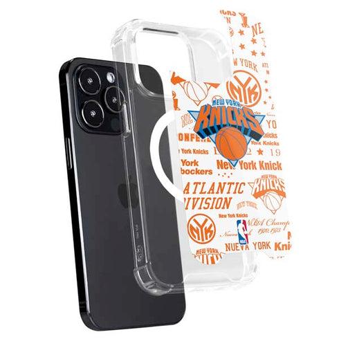 NBA NY Knicks Historic Blast iPhone 15 Pro Max MagSafe Case