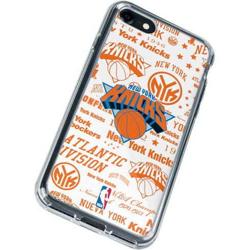 NBA NY Knicks Historic Blast iPhone SE (2nd & 3rd Gen) Clear Case