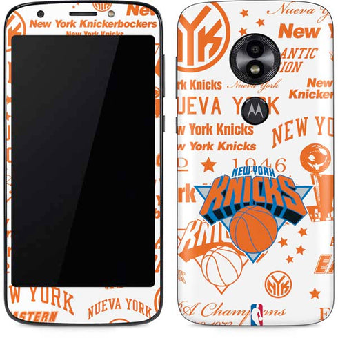 NBA NY Knicks Historic Blast Moto E5 Play Skin
