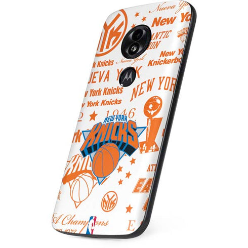 NBA NY Knicks Historic Blast Moto E5 Play Skin