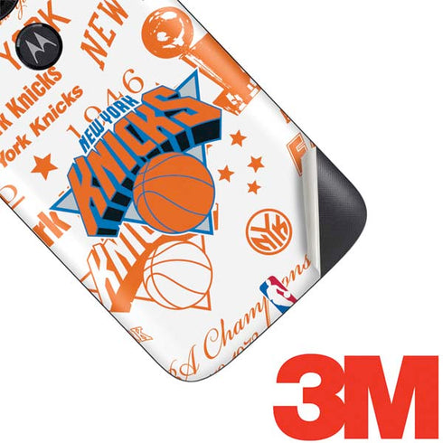 NBA NY Knicks Historic Blast Moto E5 Play Skin