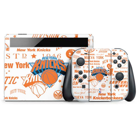 NBA NY Knicks Historic Blast Nintendo Switch OLED (2021) Skin