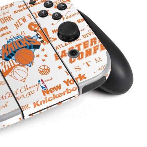 NBA NY Knicks Historic Blast Nintendo Switch OLED (2021) Skin