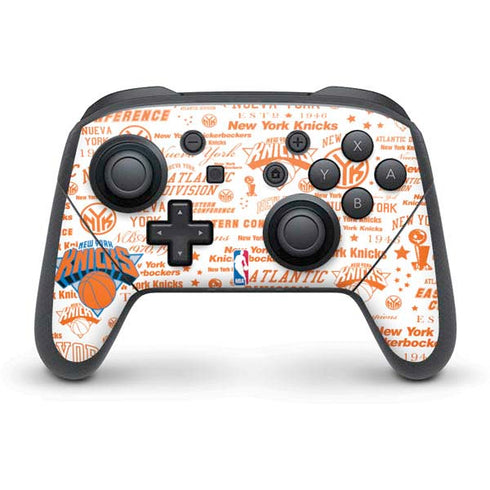 NBA NY Knicks Historic Blast Nintendo Switch Pro Controller Skin